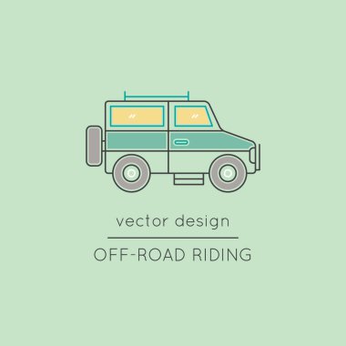 Off-road sürüş satırı simgesi