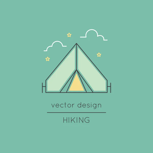 Icono de línea de tienda — Vector de stock