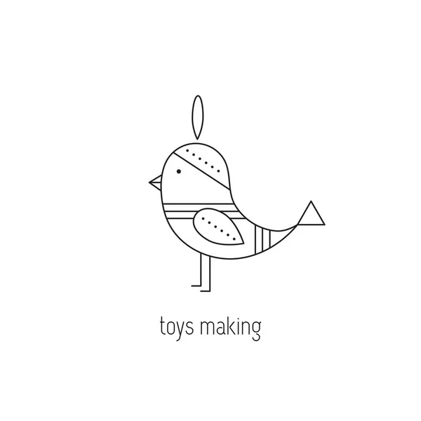 玩具制作线图标 — 图库矢量图片