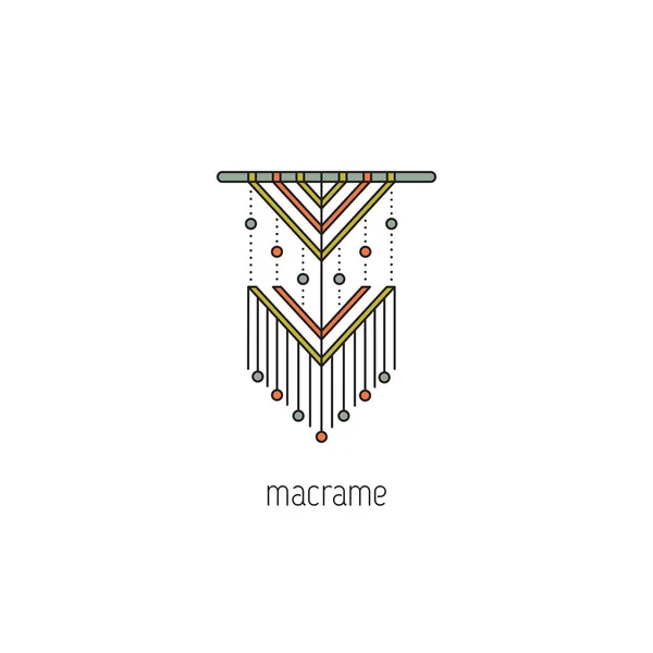 Makrome satırı simgesi