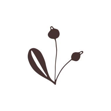 Vektör Noel çiçek öğe