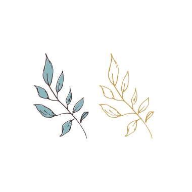 Vektör Noel çiçek öğe