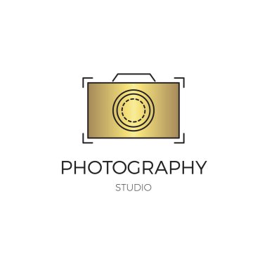 Fotoğraf satırı logo şablonu