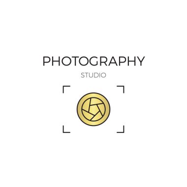 Fotoğraf satırı logo şablonu