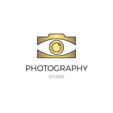 Fotoğraf satırı logo şablonu