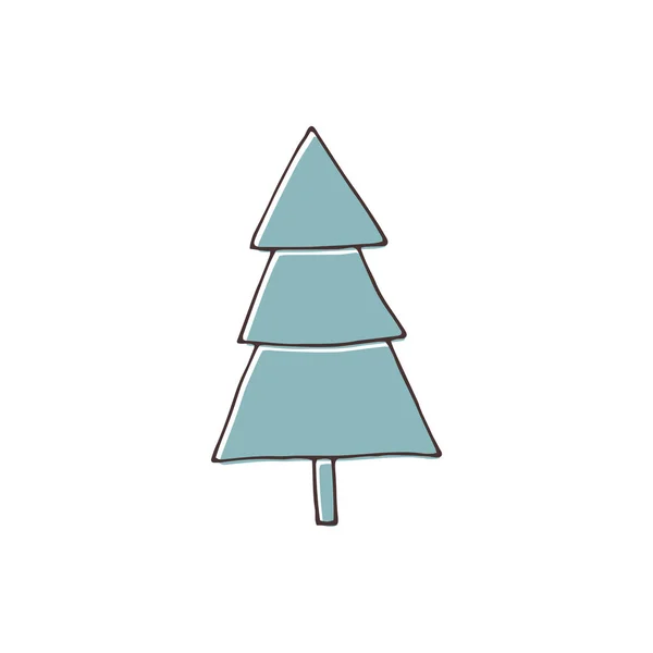 Arbre de Noël vectoriel — Image vectorielle