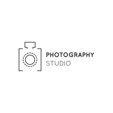 Fotoğraf satırı logo şablonu