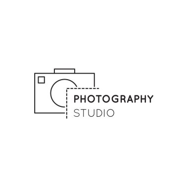 Fotoğraf satırı logo şablonu
