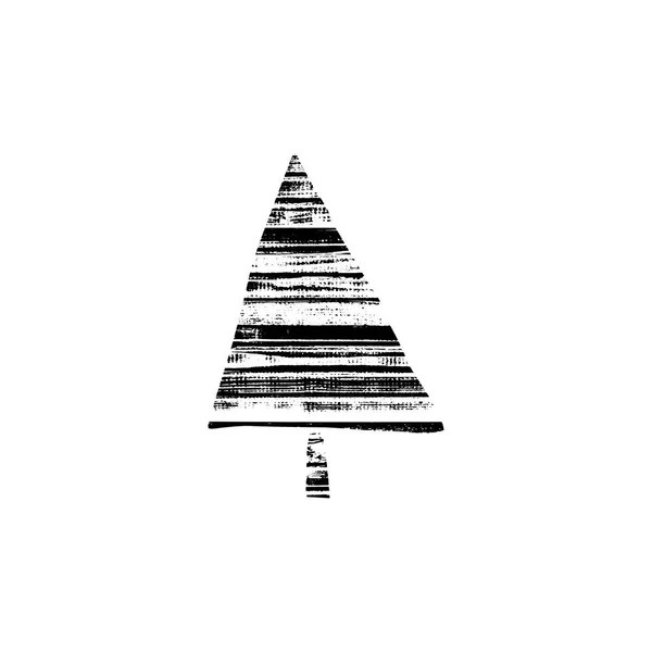 Vetor texturizado árvore de Natal —  Vetores de Stock
