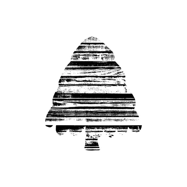矢量纹理圣诞树 — 图库矢量图片