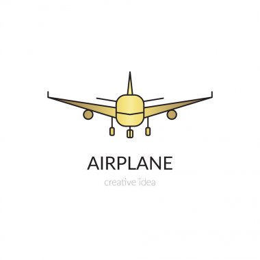 Havayolu satırı logo şablonu