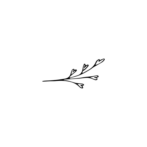 Elément de logo floral — Image vectorielle