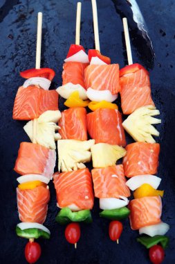 Bar-B-Q, Barbekü Izgara, Barbekü, sokak gıda Tayland