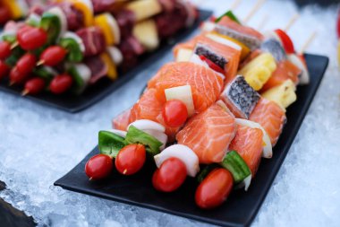 Bar-B-Q, Barbekü Izgara, Barbekü, sokak gıda Tayland