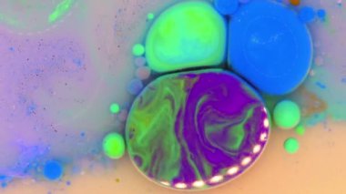 Su kabarcıkları mürekkep