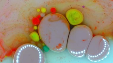 Su kabarcıkları mürekkep