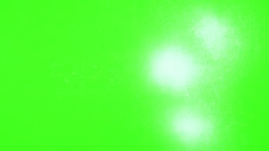 Yeşil ekran sprey beyaz boya ile boyanmış sona erdi