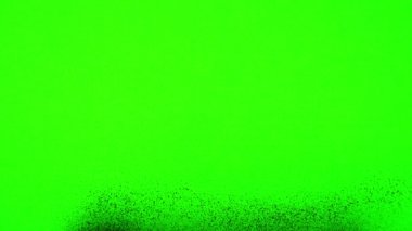Yeşil ekran sprey siyah boya üzerine boyalı olduğunu