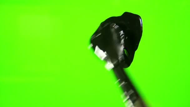 Green Screen is geschilderd Over — Stockvideo