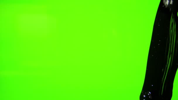 Green Screen is geschilderd Over — Stockvideo