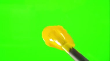 Yeşil ekran Over.yellow boya boyalı olduğunu