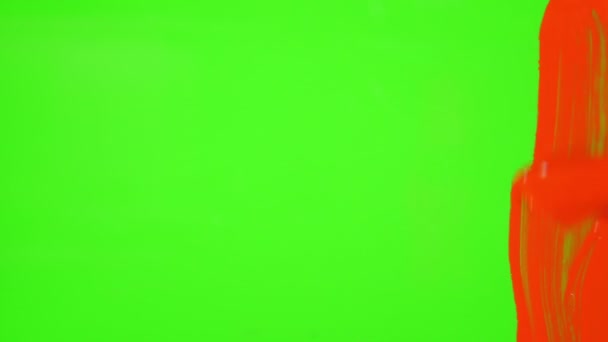 Green Screen is Painted Over — Stock Video