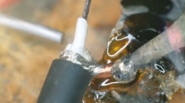 Lehimli tel ve bağlayıcılar