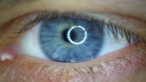 Menselijke ogen close-up — Stockvideo