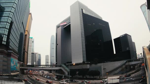 Hong Kong, Kina 28 Feb, 2017: Day Streets of Hong Kong – Stock-video