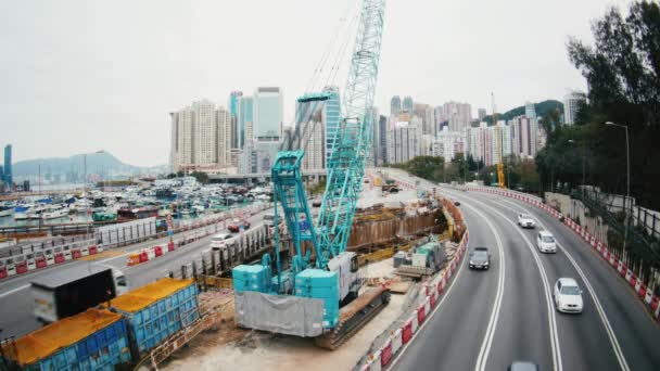 Hong Kong, Kina 28 Feb, 2017: Day Streets of Hong Kong – Stock-video