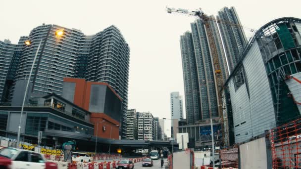 The Construction of the Hong Kong :hong Kong ,china - 25 Feb, 2017 — Stock Video