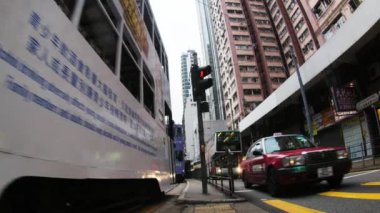 Hong Kong sokakları: hong Kong, Çin - 26 Şubat, 2017