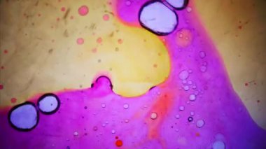 Mikroskobik görünümü mürekkep su