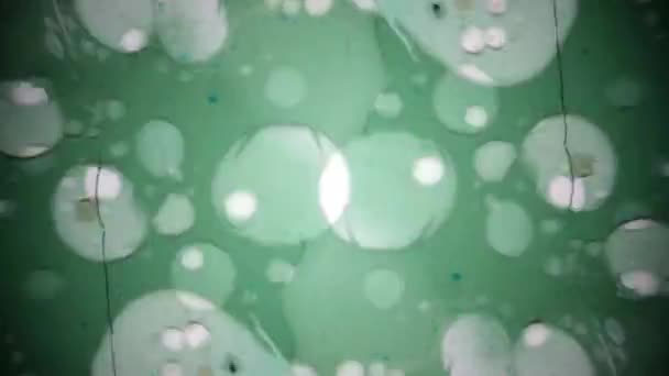 Schémas abstraits de l'encre dans l'eau — Video