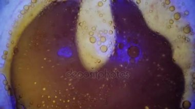 Mürekkep su soyut desenler