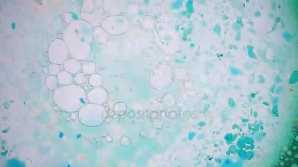 Abstract Patterns of Ink in Water — Stock Video