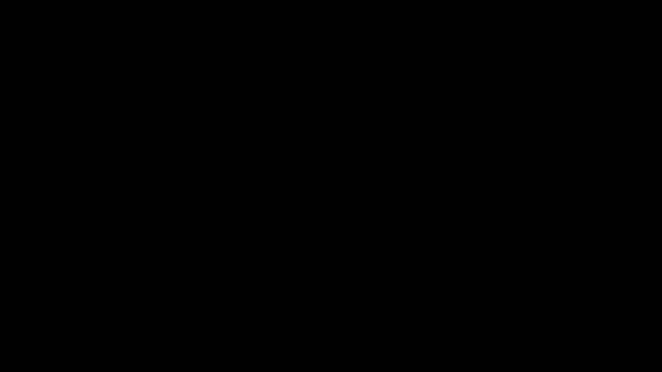 Glare of Light on a Black Background — Stock Video