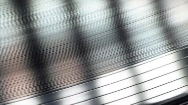 Vinil kaydıdır Rotating.Close Up