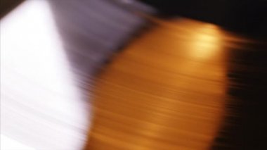 Vinil kaydıdır Rotating.Close Up
