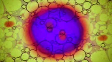 Mikroskobik görünümü mürekkep su