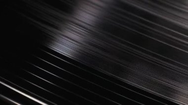Vinil kaydıdır Rotating.Close Up