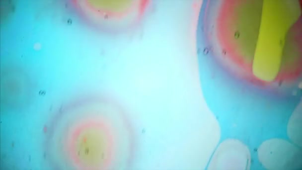 墨水在水中的抽象图案 — 图库视频影像