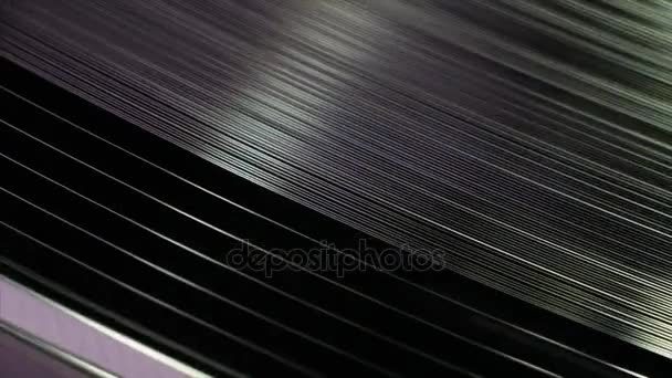 Vinyl Record is Rotating.close up — Stock Video