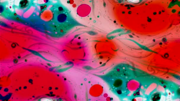Fabulosos patrones de colores y pinturas — Vídeos de Stock