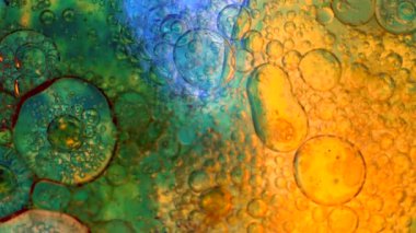 Mikroskobik desenleri, renkleri ve boyalar