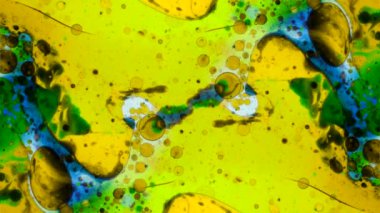 Mikroskobik desenleri, renkleri ve boyalar