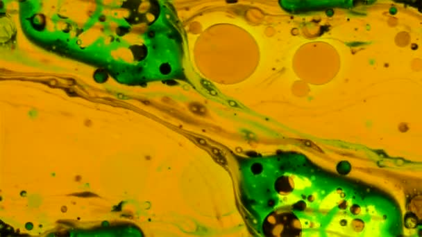 Modelli microscopici di colori e vernici — Video Stock