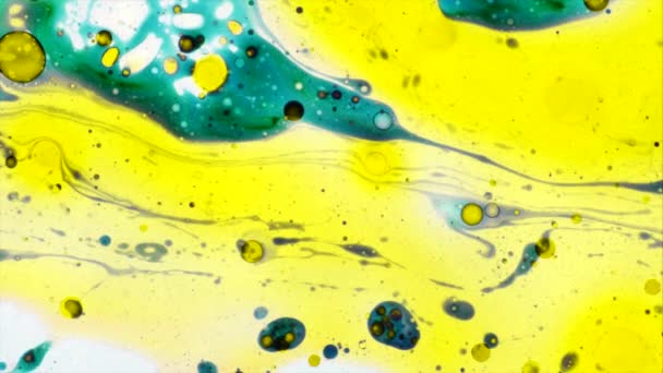 Modèles microscopiques de couleurs et de peintures — Video