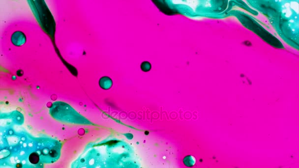 Modelli microscopici di colori e vernici — Video Stock