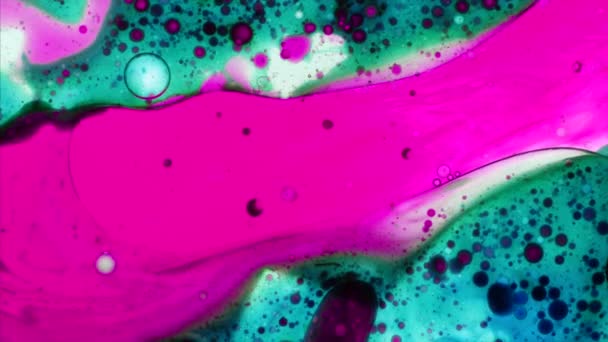 Modèles microscopiques de couleurs et de peintures — Video